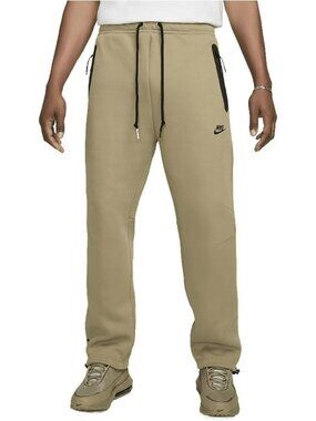 Nike Tech Fleece Open Hem Pants Men’s Size XL Neutral Olive HJ6533-276